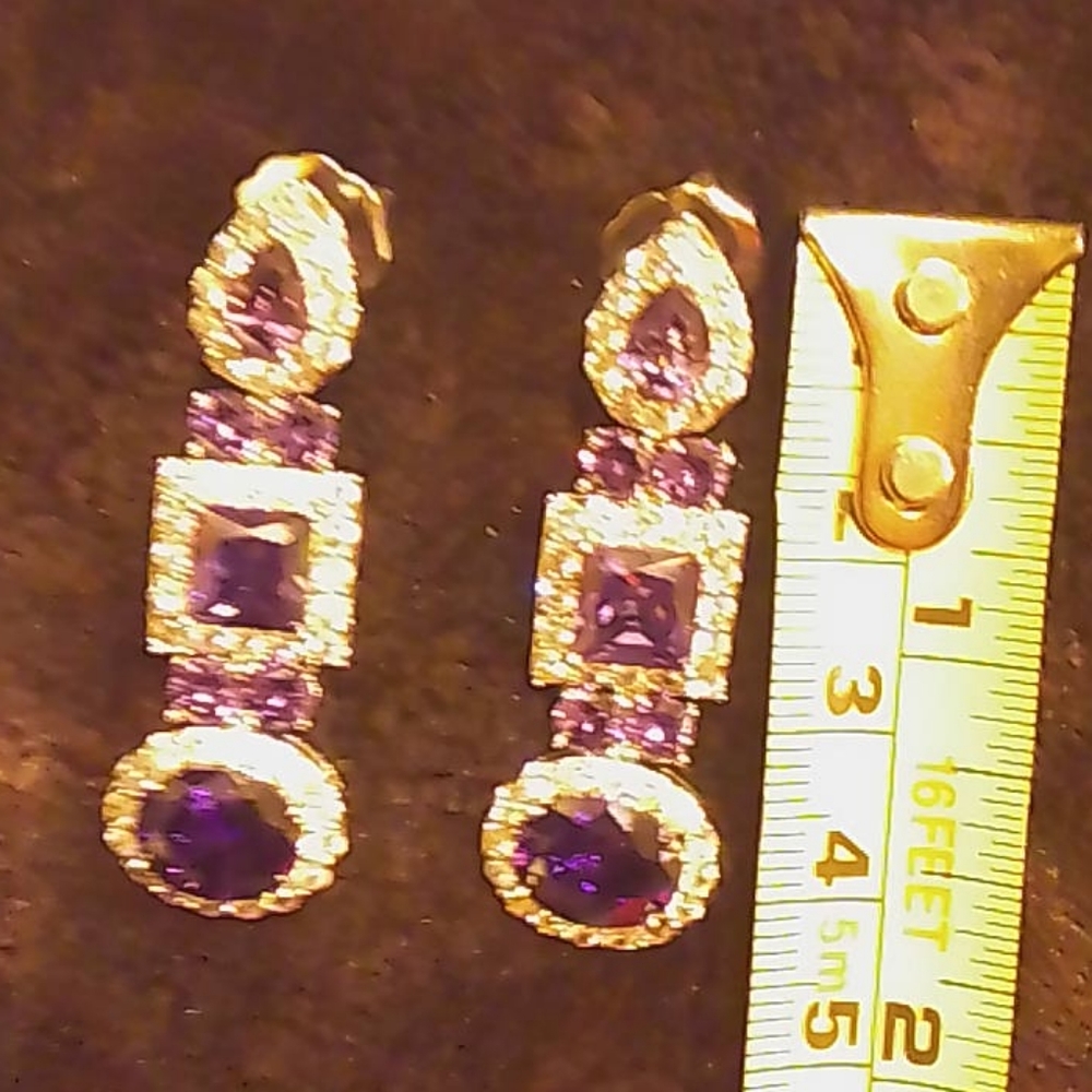 New Amethyst Ring & Earrings Set! - Picture 4 of 5